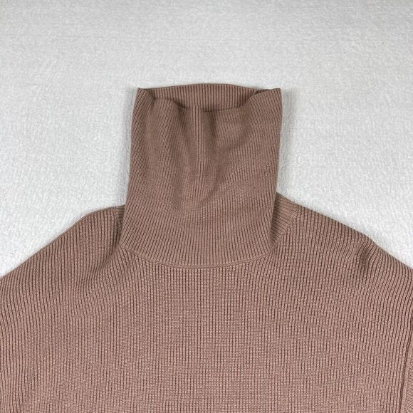 Free People Sweater Womens XS Taupe Turtle Neck Pullover Knit Top Casual Work - Picture 8 of 12